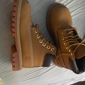Timberland Kid’s Brown Leather Boots